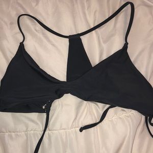 grey bathing suit top